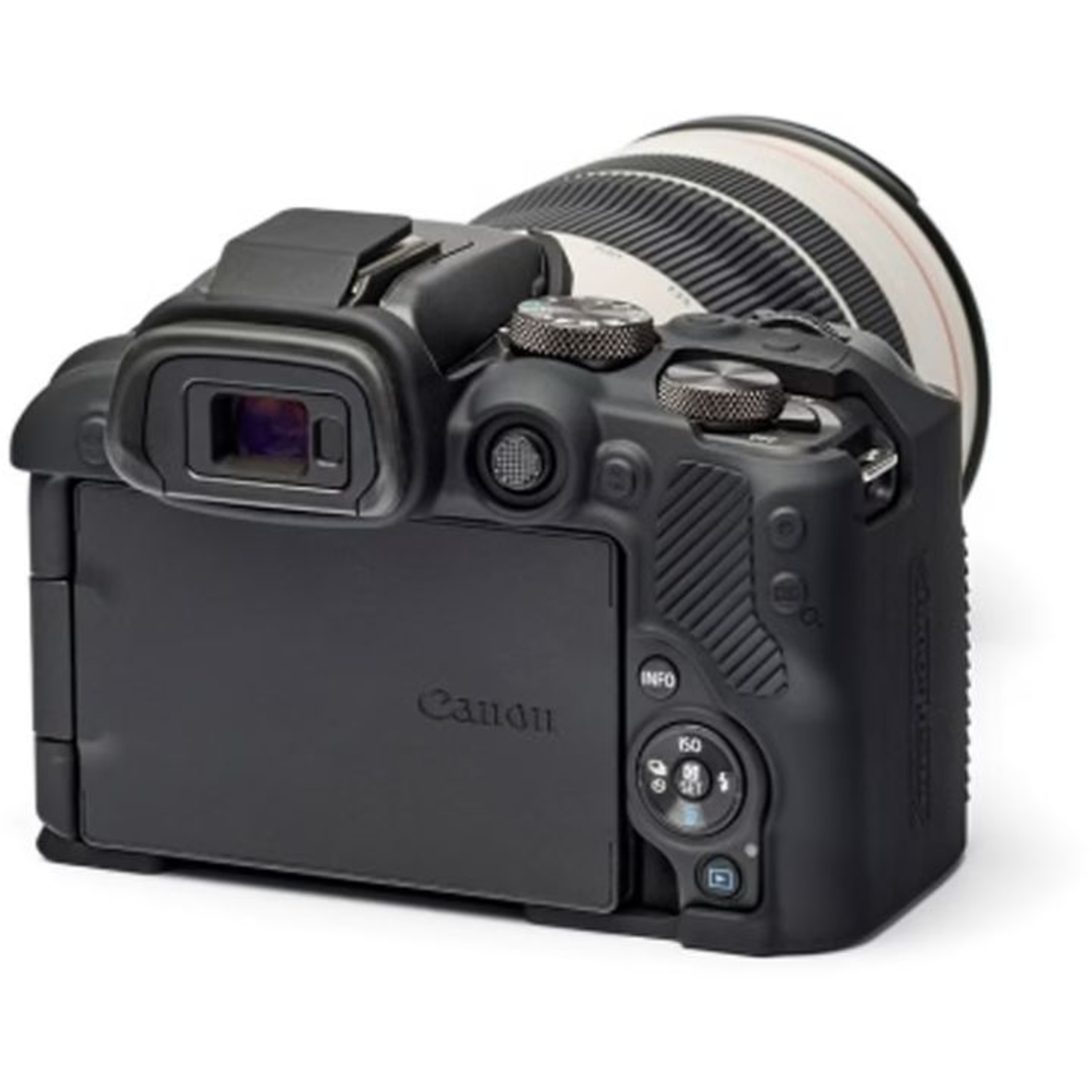 easyCover Silikon-Schutzhülle für Canon R10 Schwarz