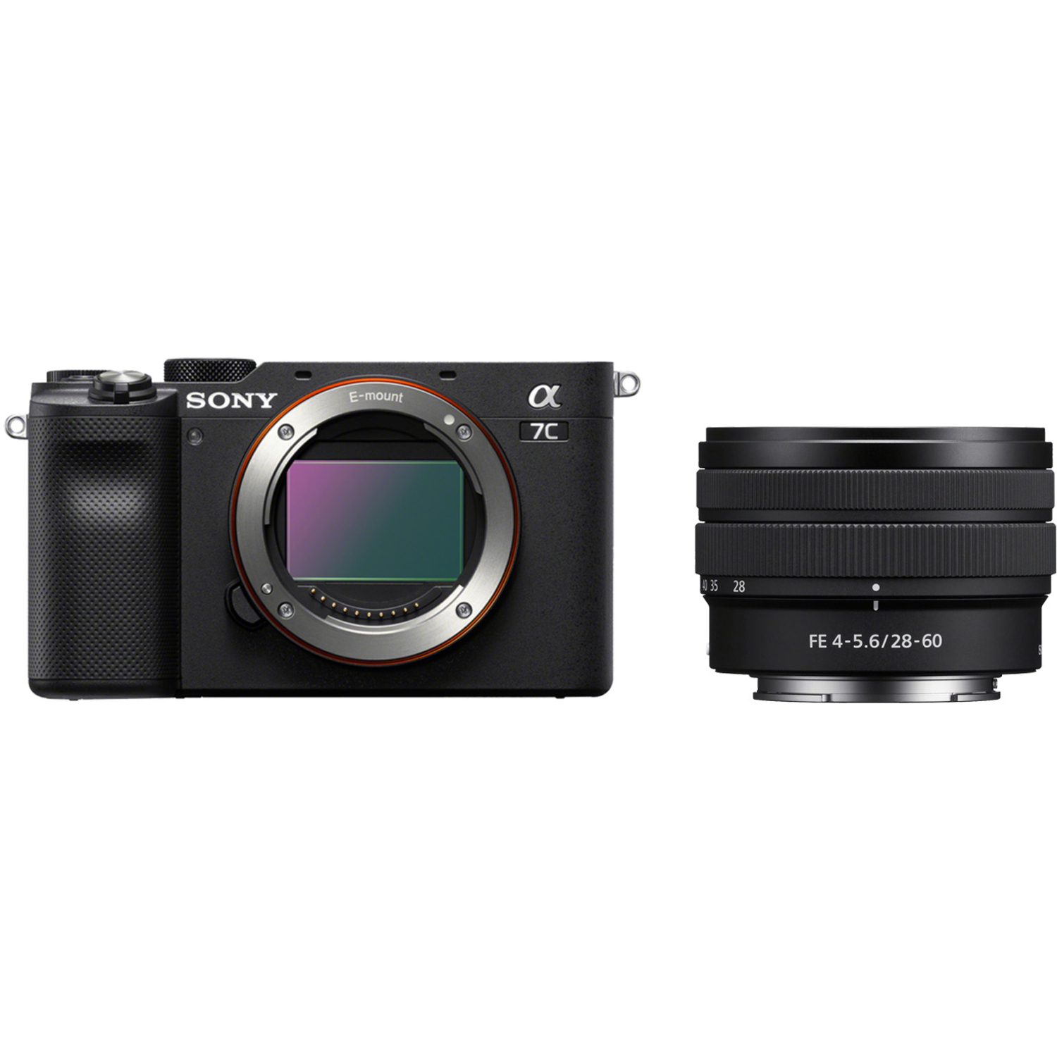 Sony Alpha 7C schwarz mit FE 28-60mm F4-5.6
