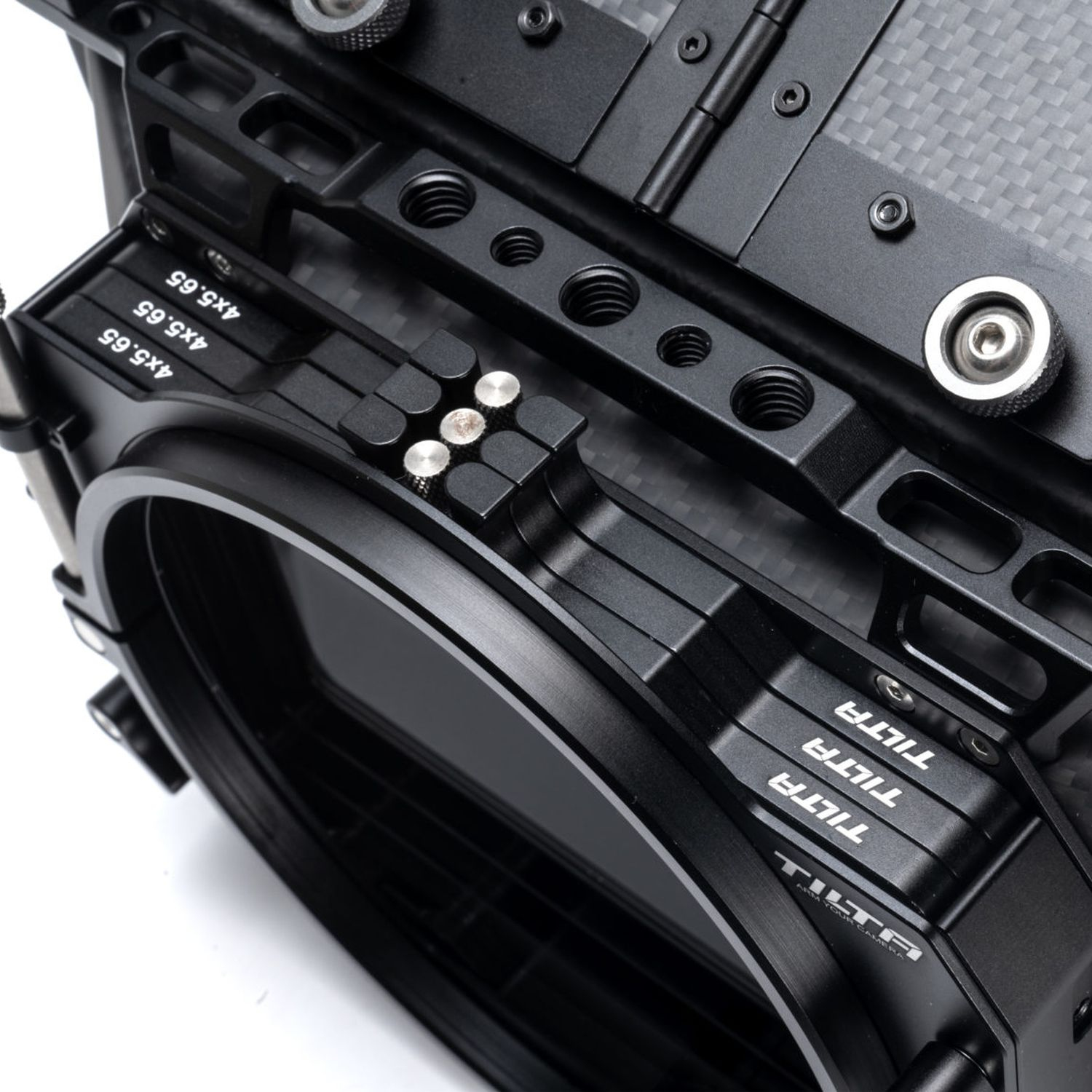 Tilta MB-T12-M95 4×5,65 Kohlefaser-Mattbox (zum Anklammern) mit Einzelunterstützung 95 mm Schwarz