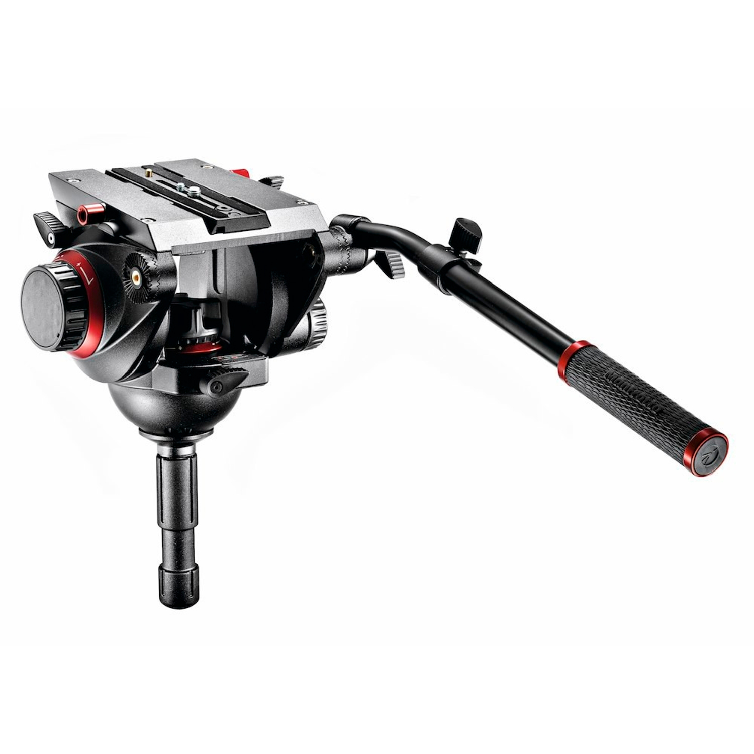 Manfrotto Pro Fluid Video-Neiger mit 100mm Halbkugel und 509PLONG