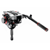 Manfrotto Pro Fluid Video-Neiger mit 100mm Halbkugel und 509PLONG