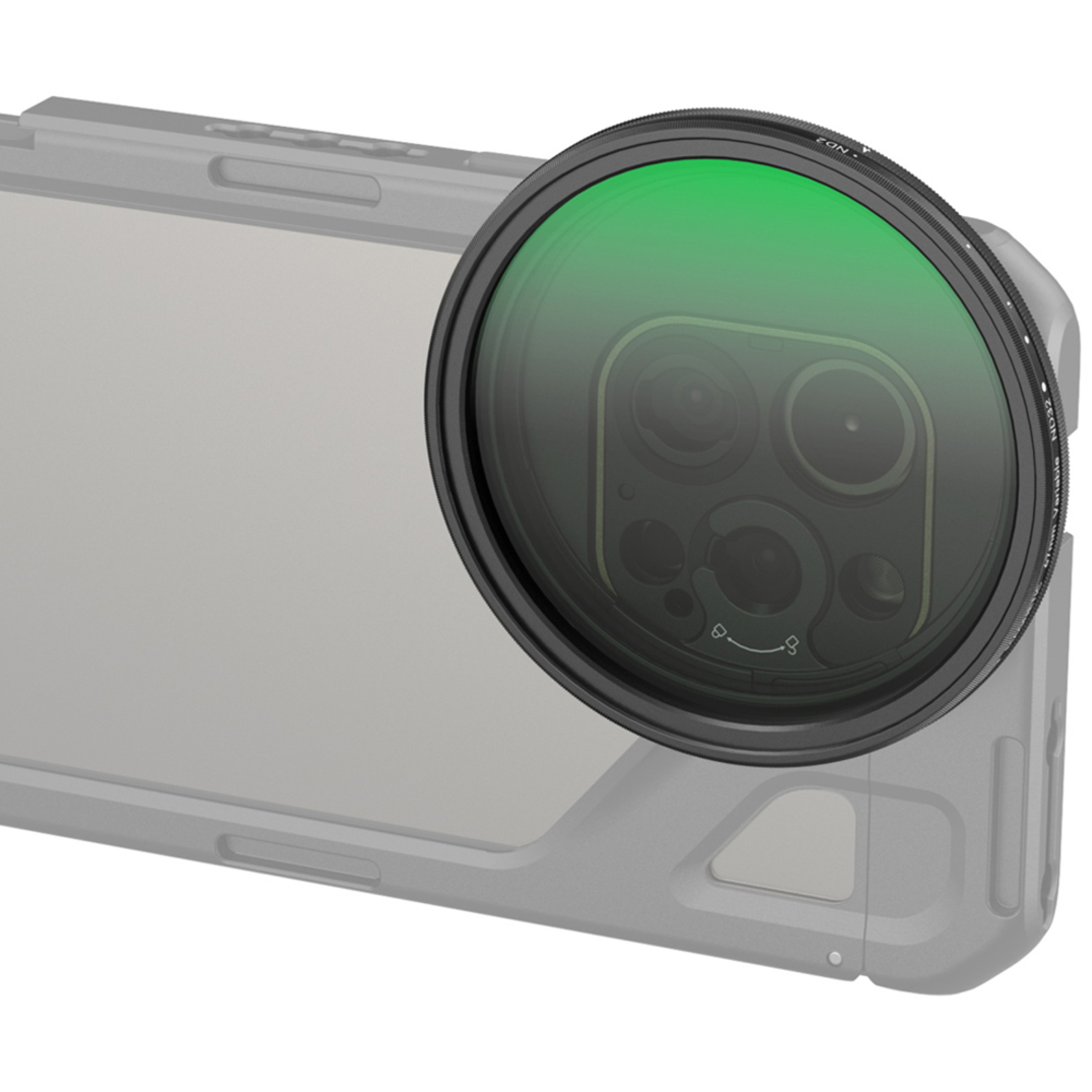 SmallRig VND-Filter ND2-ND32 77mm Set mit M-Mount-Filteradapter 67mm
