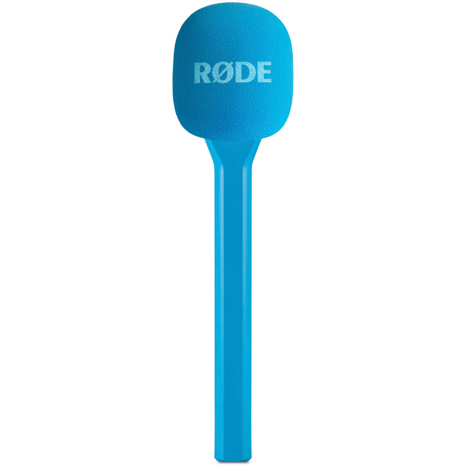 Rode Handadapter Interview Go blau