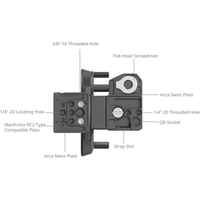 SmallRig Drehbares Horizontal-Vertikal-Montageplatten-Kit 4702 für Panasonic LUMIX DC-S5II, LUMIX DC-S5IIX und LUMIX DC-G9II