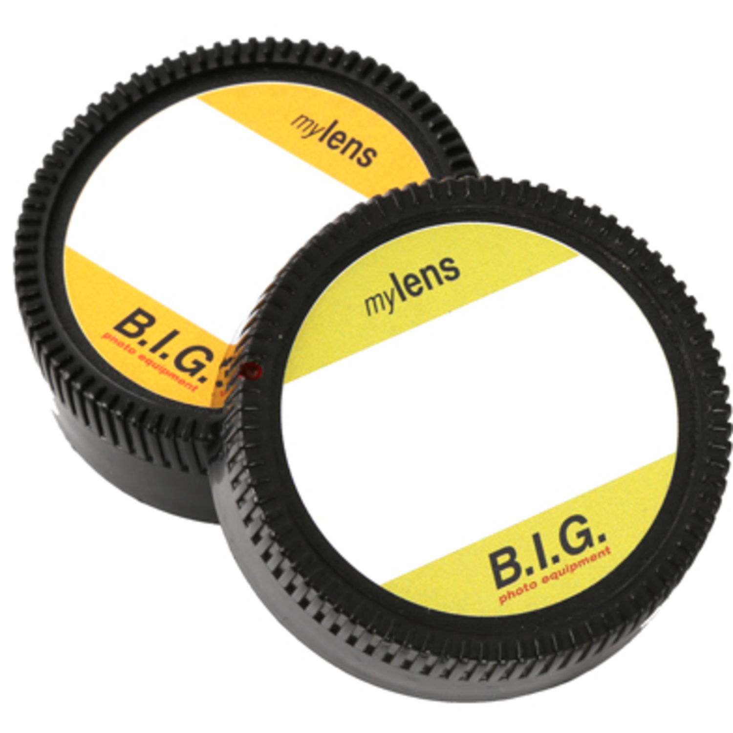 B.I.G. Objektiv-Rückdeckel mylens, 2er-Set Nikon F