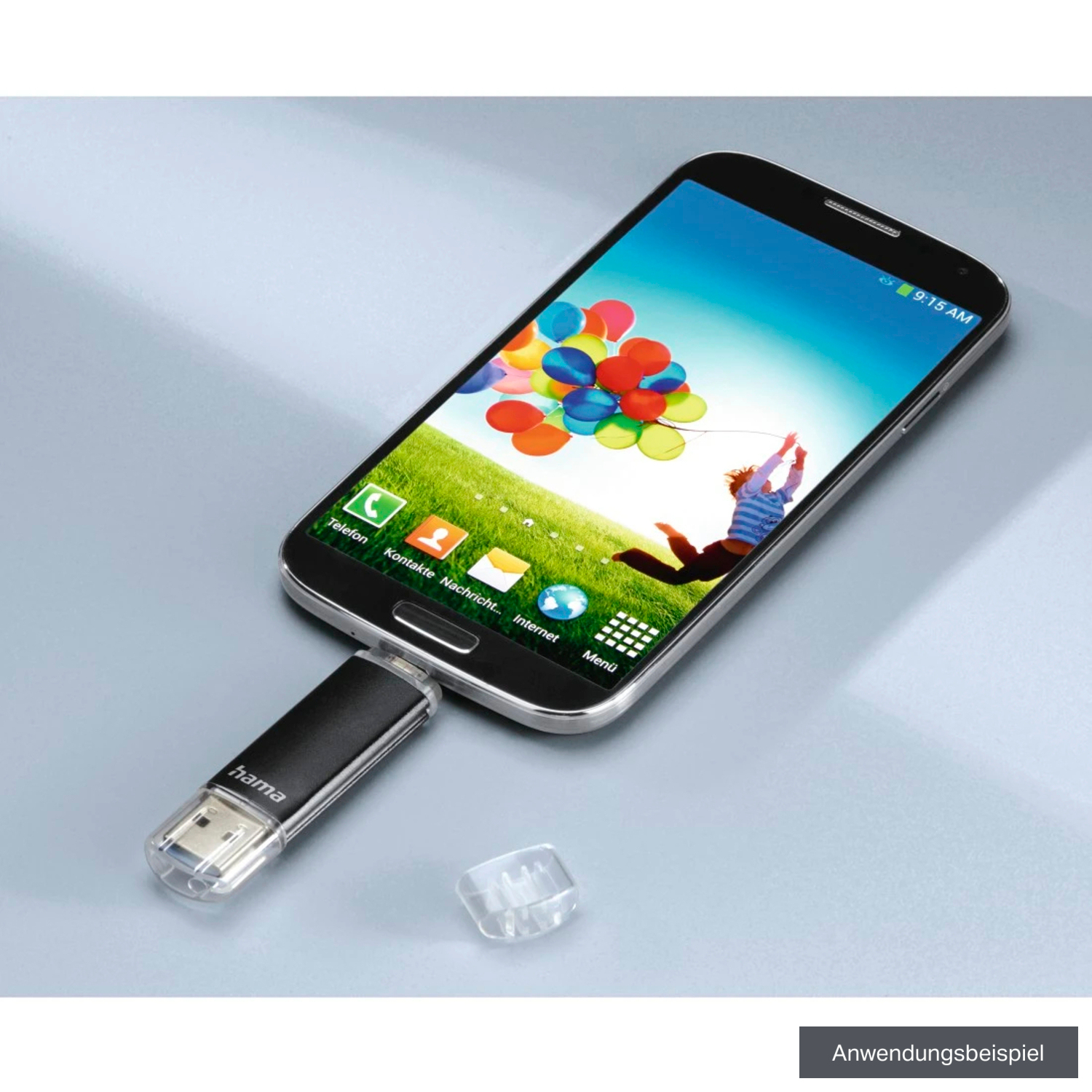 Hama USB-Stick Laeta Twin USB 3.0 128GB Schwarz