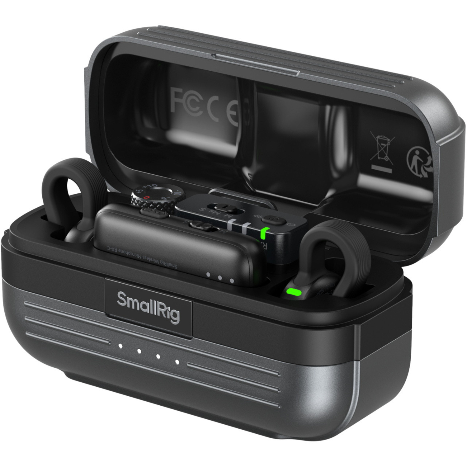 SmallRig Drahtloses Mikrofon S70 mit Multi-Device-Kompatibilität schwarz