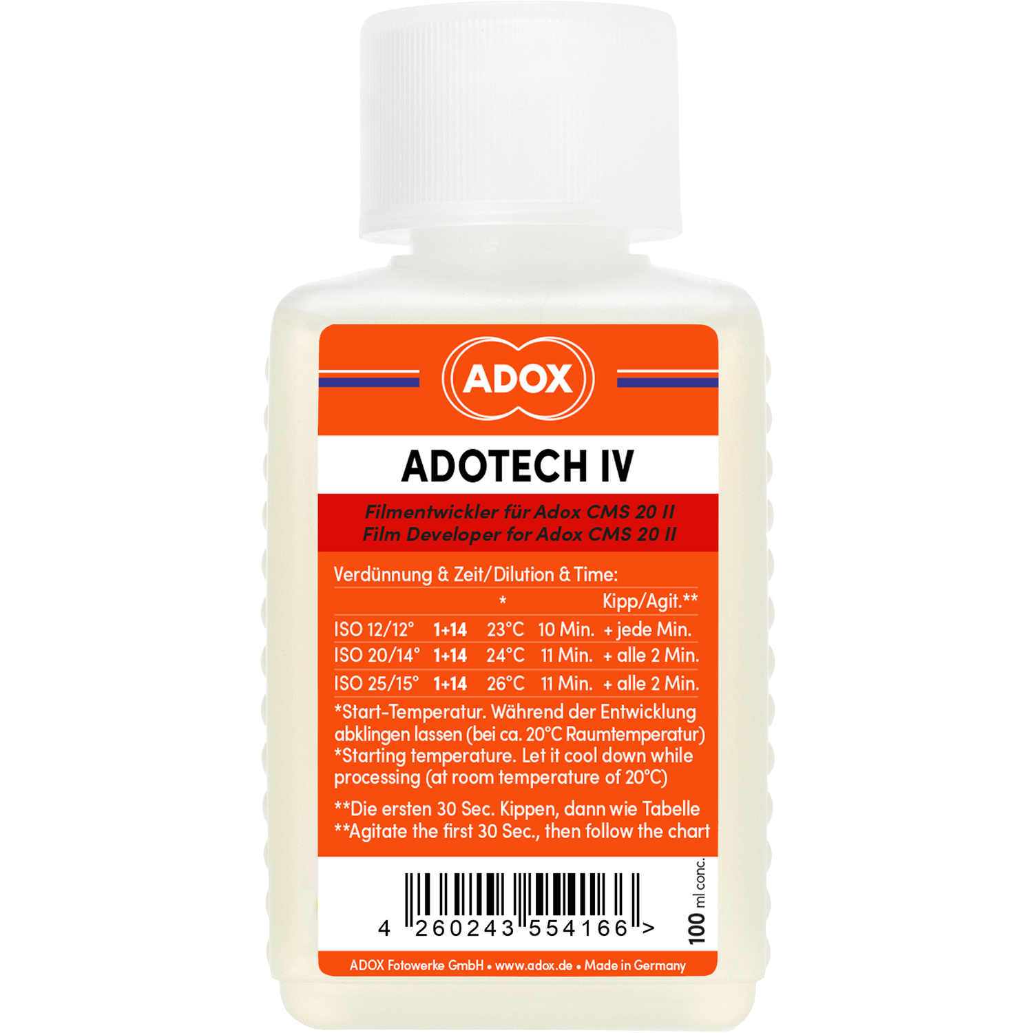 ADOX Adotech IV Spezial-Entwickler für CMS 20