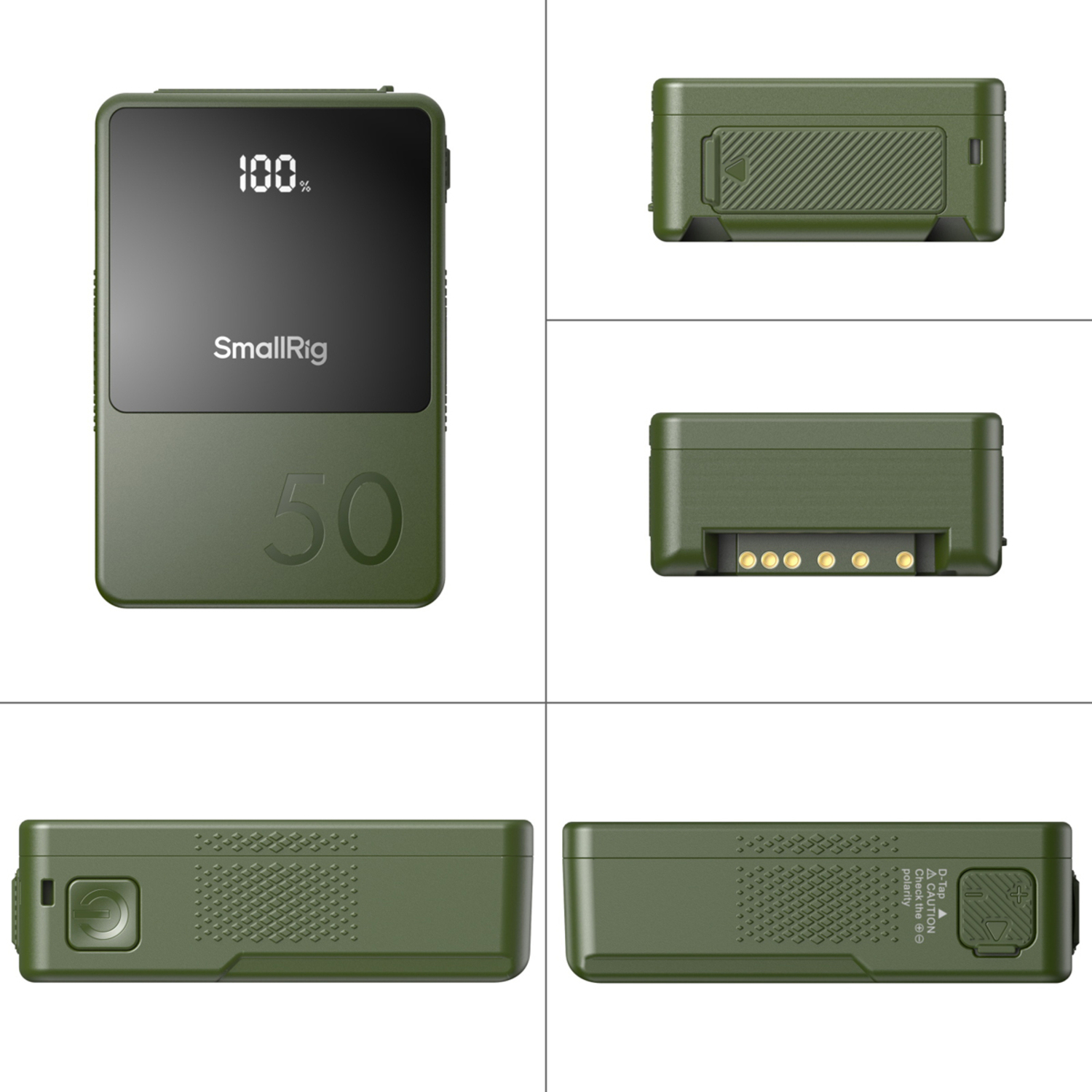 SmallRig Mini V-Mount Akku VB50 4872 grün