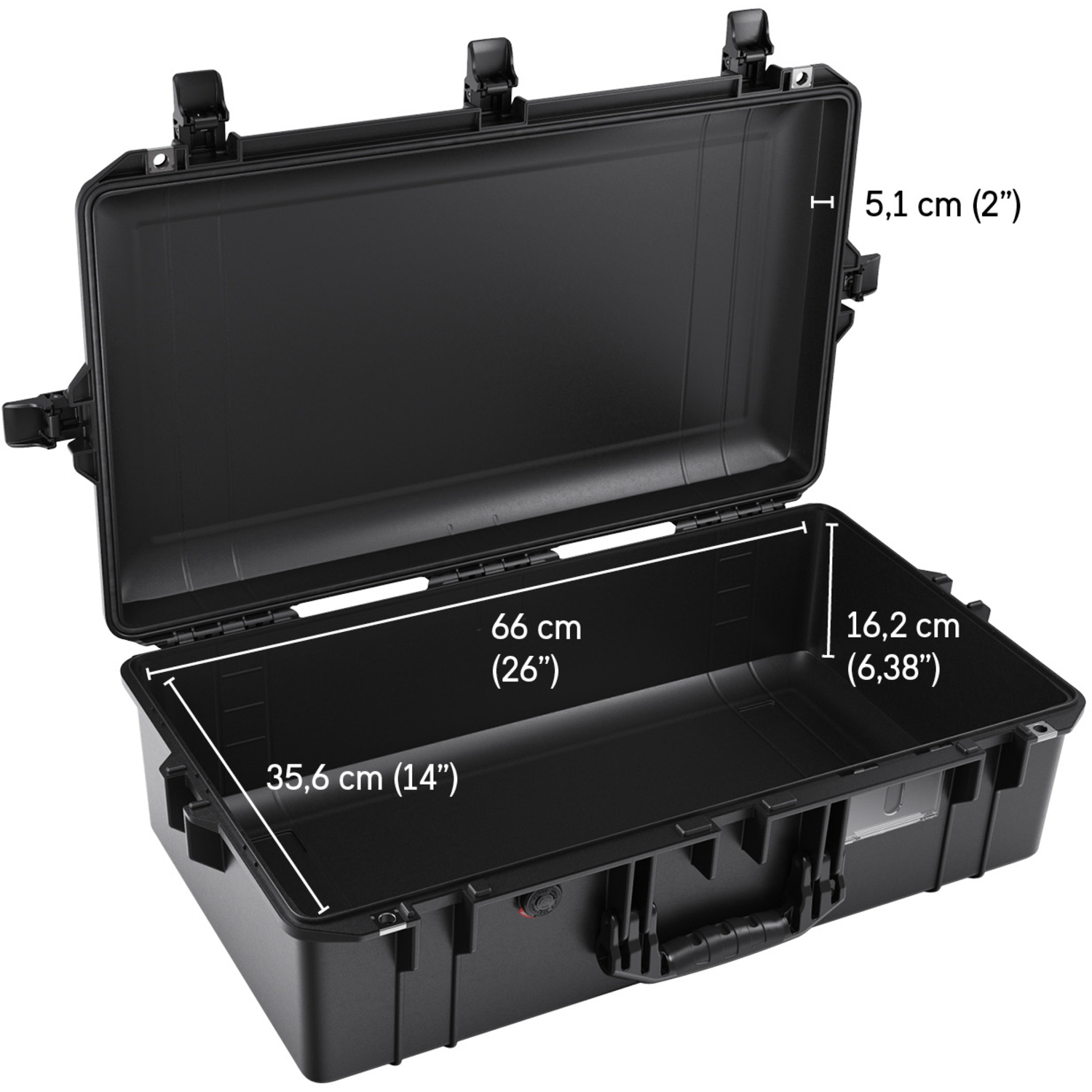 Peli Schutzkoffer mit Schaumstoff 1605 Air