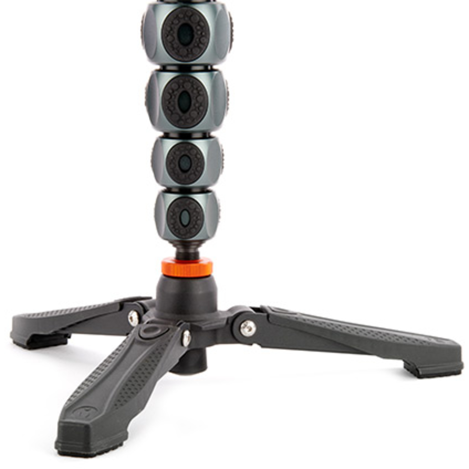 3 legged thing Legends Alana Einbeinstativ mit Docz-Fußstabilisator Metallic Slate Grey