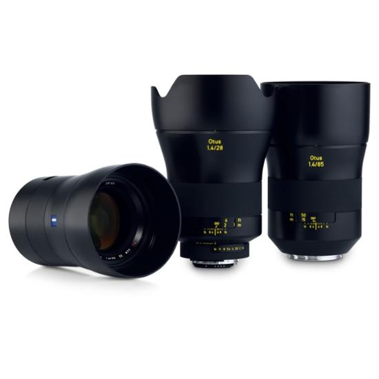 Zeiss Otus 28mm, 55mm und 85mm F1.4 ZE für Canon EF-Mount mit Transportkoffer
