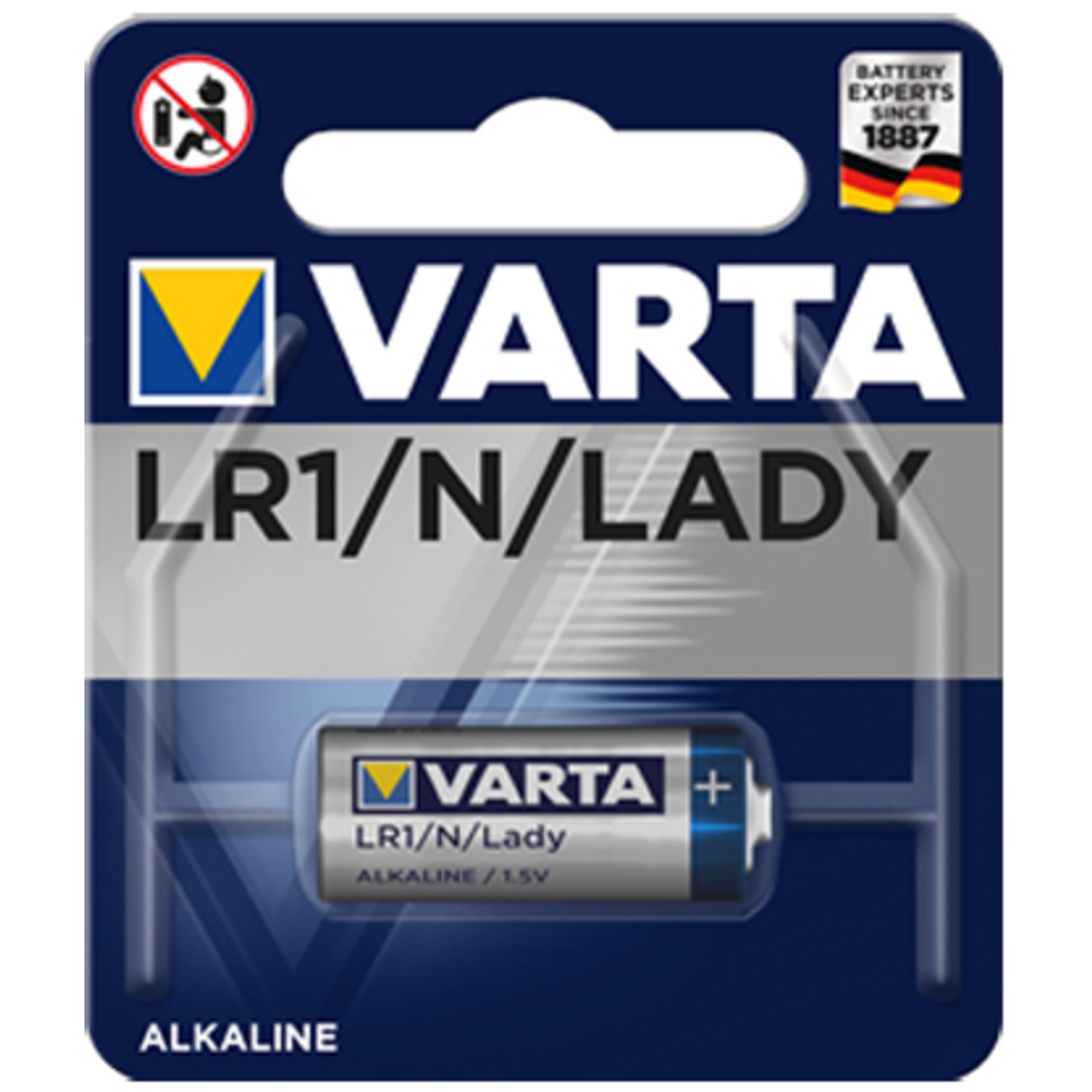 Varta Batterie LR1/N/LADY Knopfzelle Alkaline 1,5V