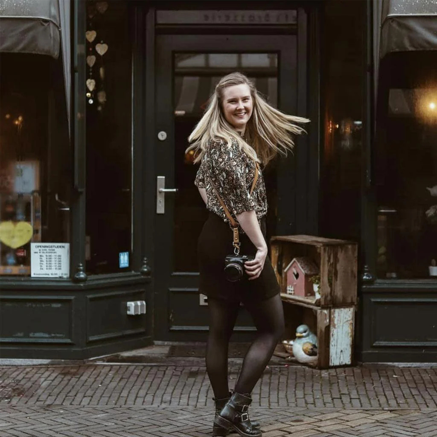 Bronkey Kameragurt Tokyo #603 Sling Small Leder Tanned