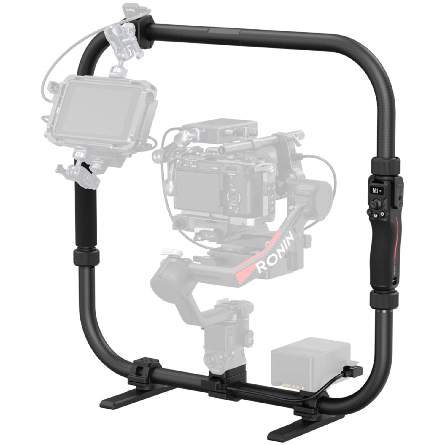 SmallRig Stabilisator-Handring mit Steuertasten 4328 für DJI RS 2, RS 3 Pro, RS 4 und RS 4 Pro