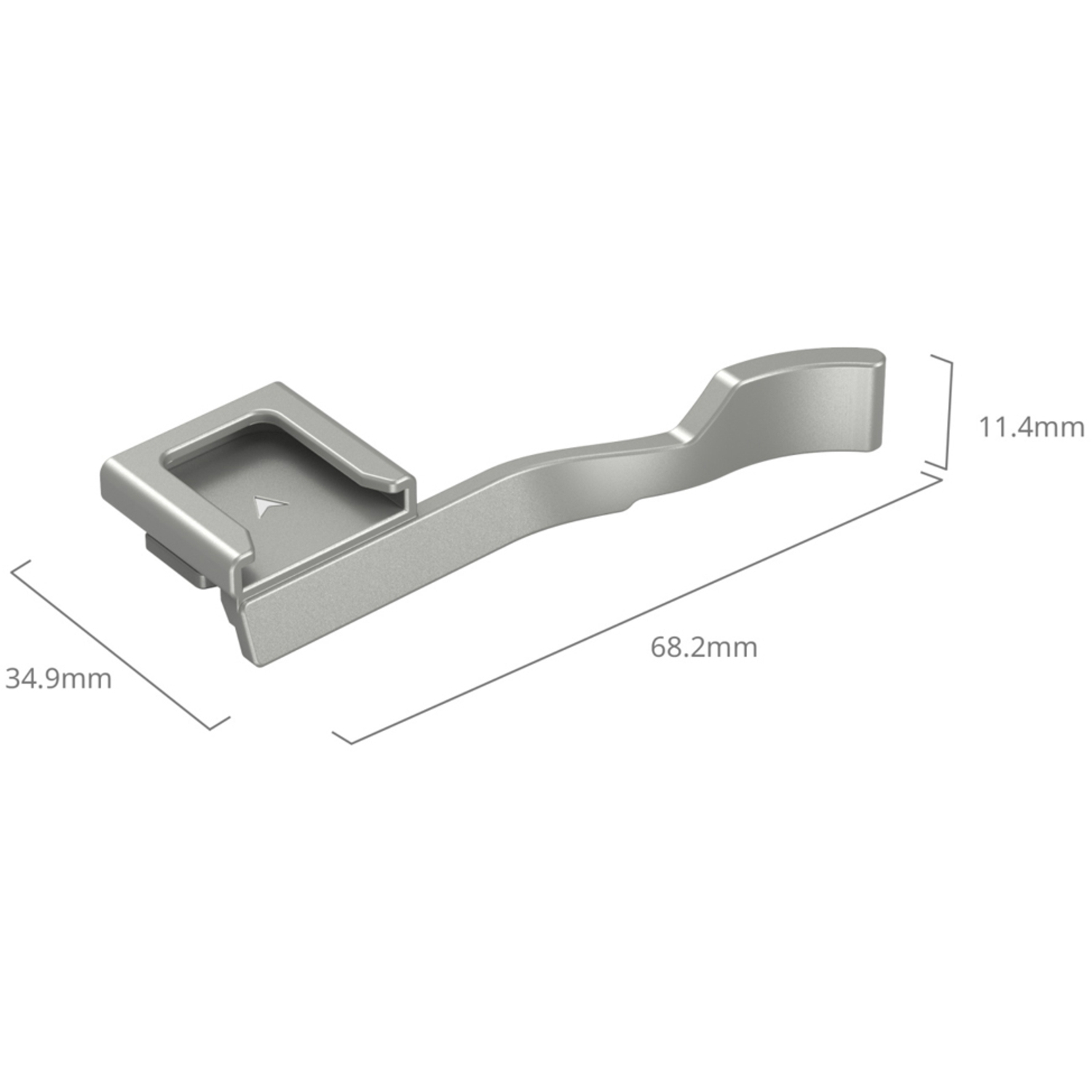 SmallRig Daumengriff 4818 silber für Sony Alpha 7C II, Alpha 7C R und Alpha 7C 