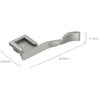 SmallRig Daumengriff 4818 silber für Sony Alpha 7C II, Alpha 7C R und Alpha 7C 