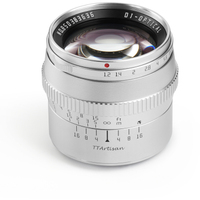 TTArtisan 50mm F1.2 für Fuji X silber