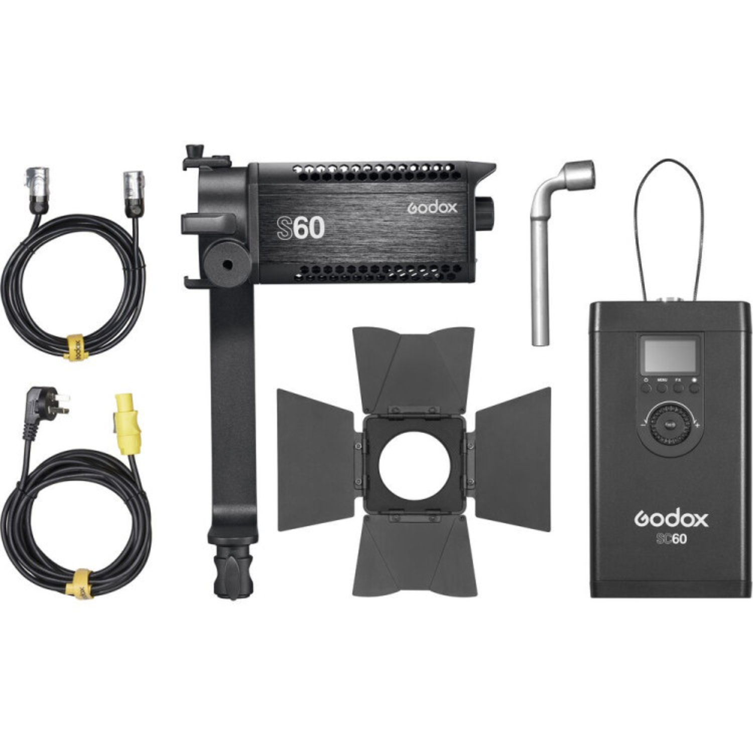 Godox Fokus LED Leuchte mit Abschirmklappe S60