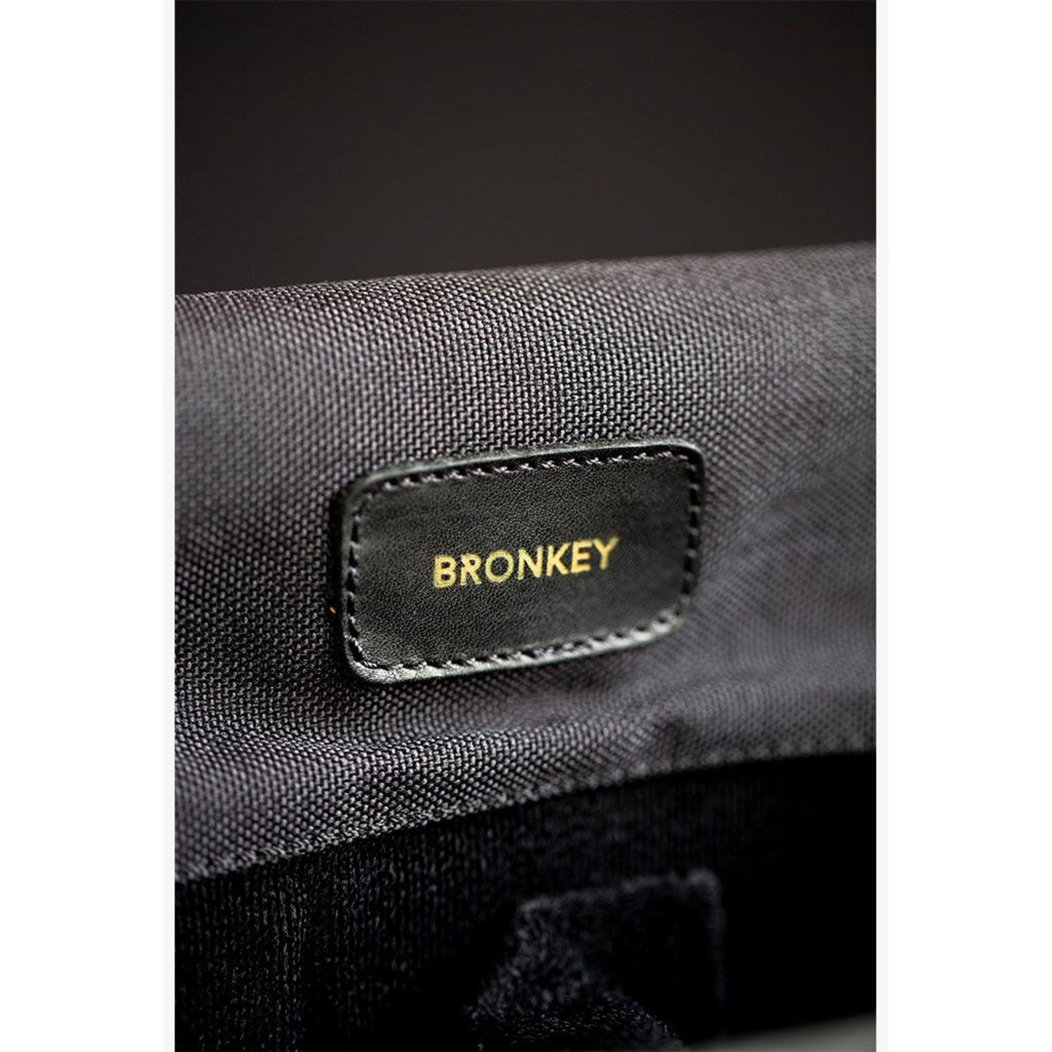 Bronkey Paris Leder Camera Bag Black