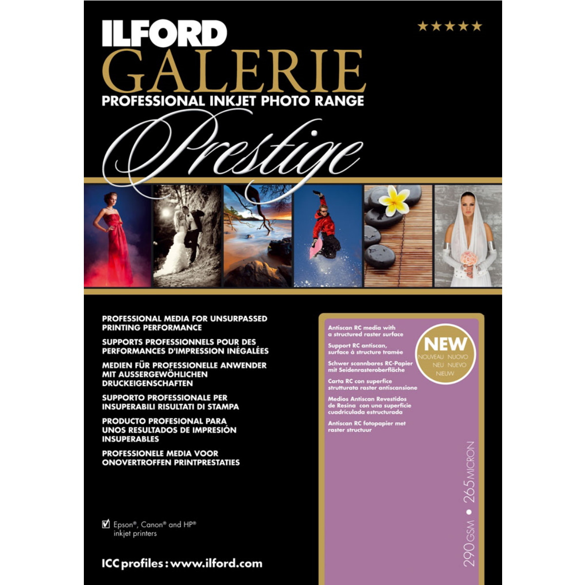 Ilford Galerie Gold Raster Silk A4 25 Blatt