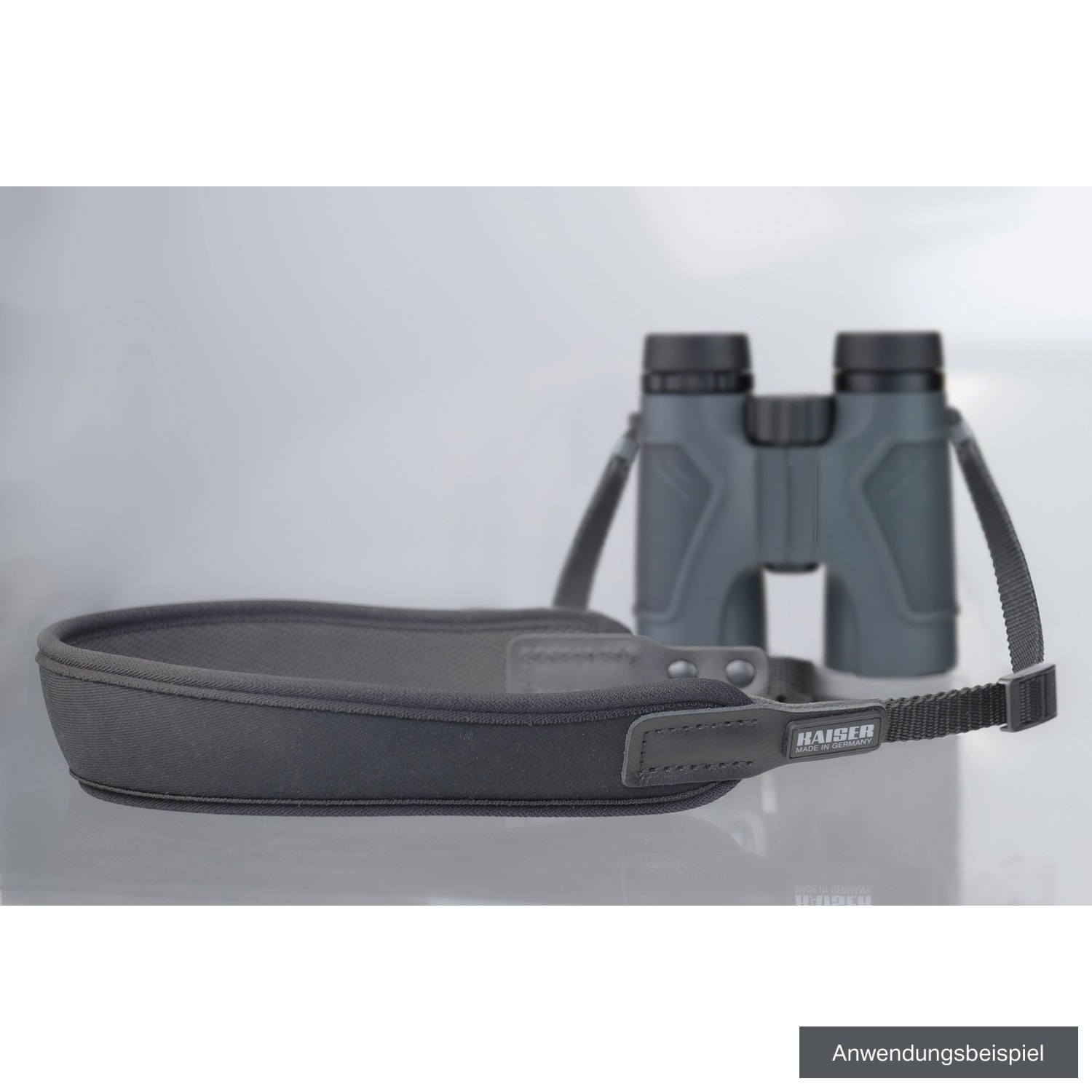 Kaiser Kameragurt Curved PRO Neopren für Kameras und Ferngläser