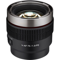 Samyang V-AF 75mm T1.9 FE für Sony E-Mount