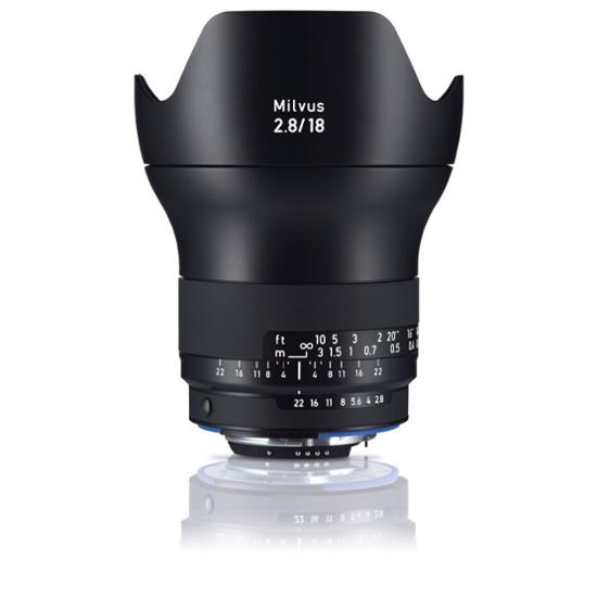 Zeiss Milvus 18mm F2.8 ZF.2 für Nikon F-Mount