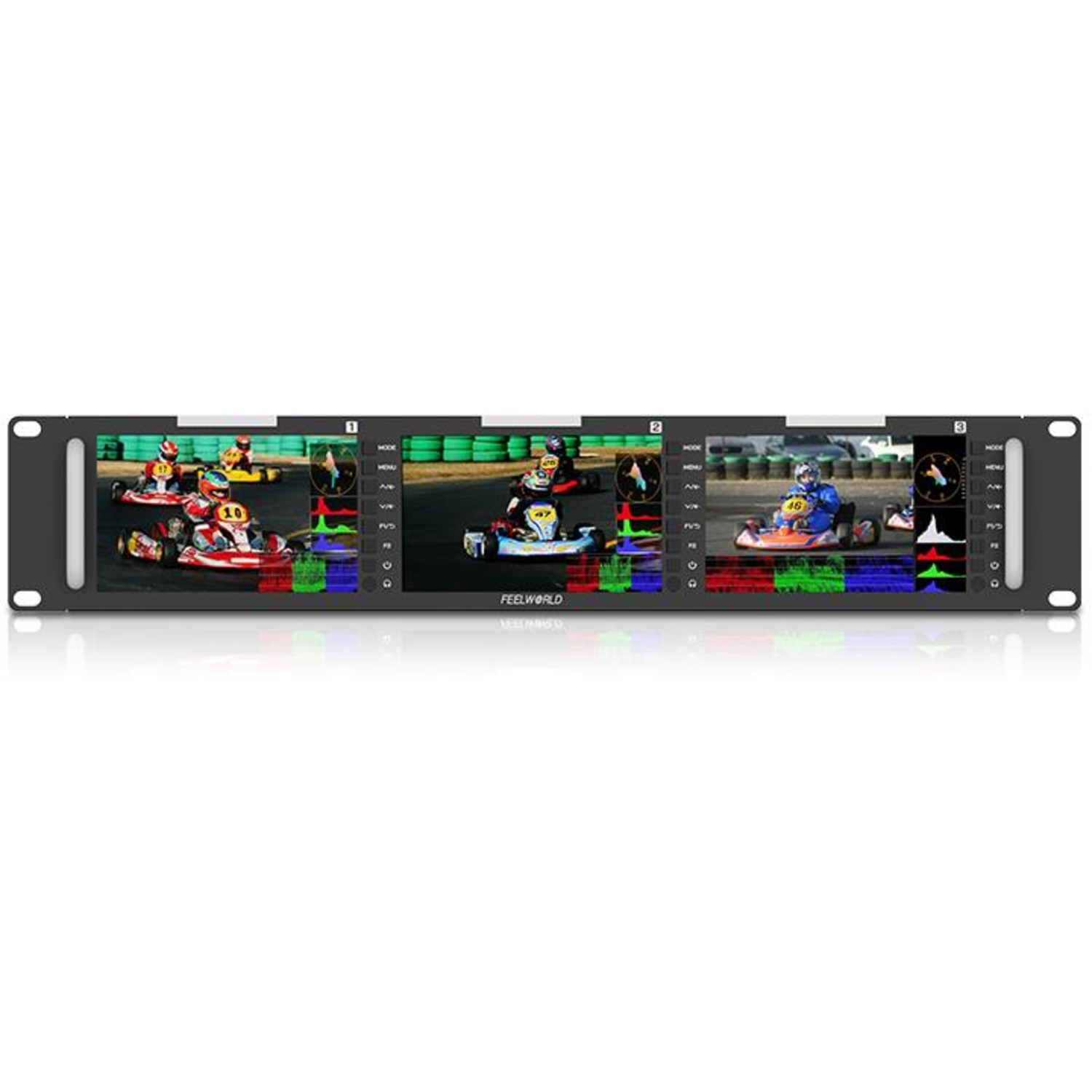 Feelworld Triple Rackmount Monitor T51 Plus
