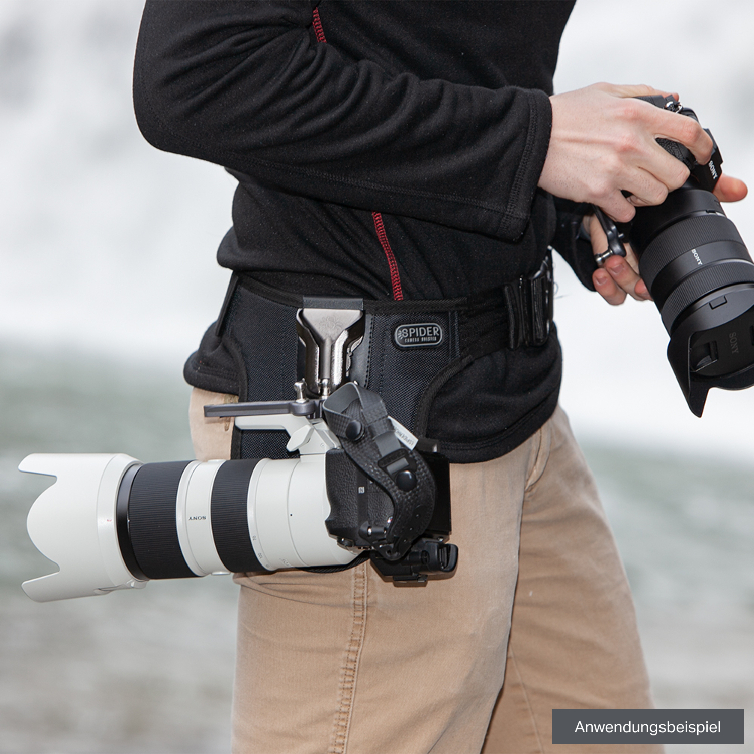 Spider Kamera-Tragesystem Pro V2 Dual Camera ohne Hüftgurt