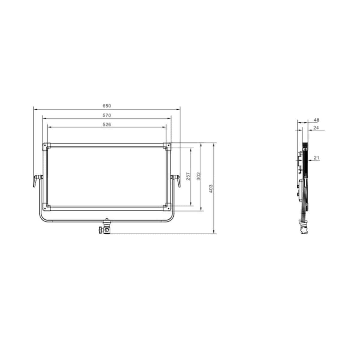 SWIT PL-E90 TLCI-99 90W LED Panelleuchte