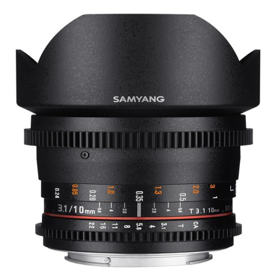 Samyang 10mm T3.1 VDSLR II für Canon EF-Mount neuwertiger Rückläufer