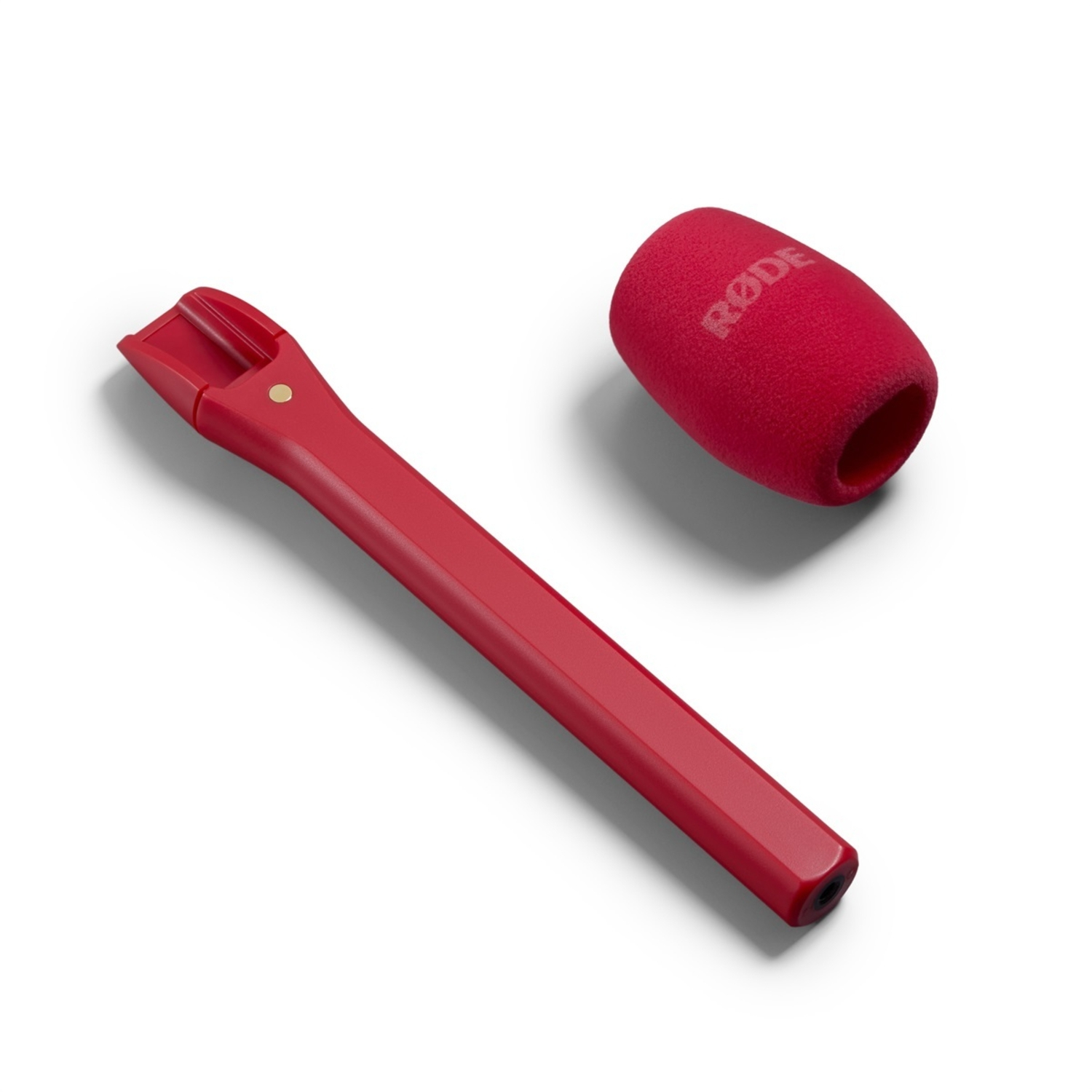 Rode Handadapter Interview Micro rot