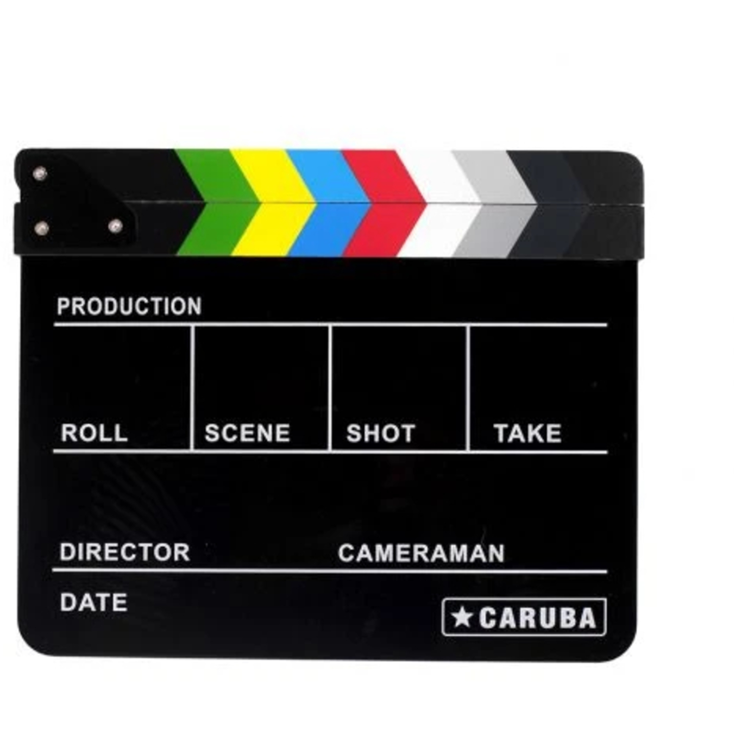Caruba Professionelle Filmklappe Schwarz