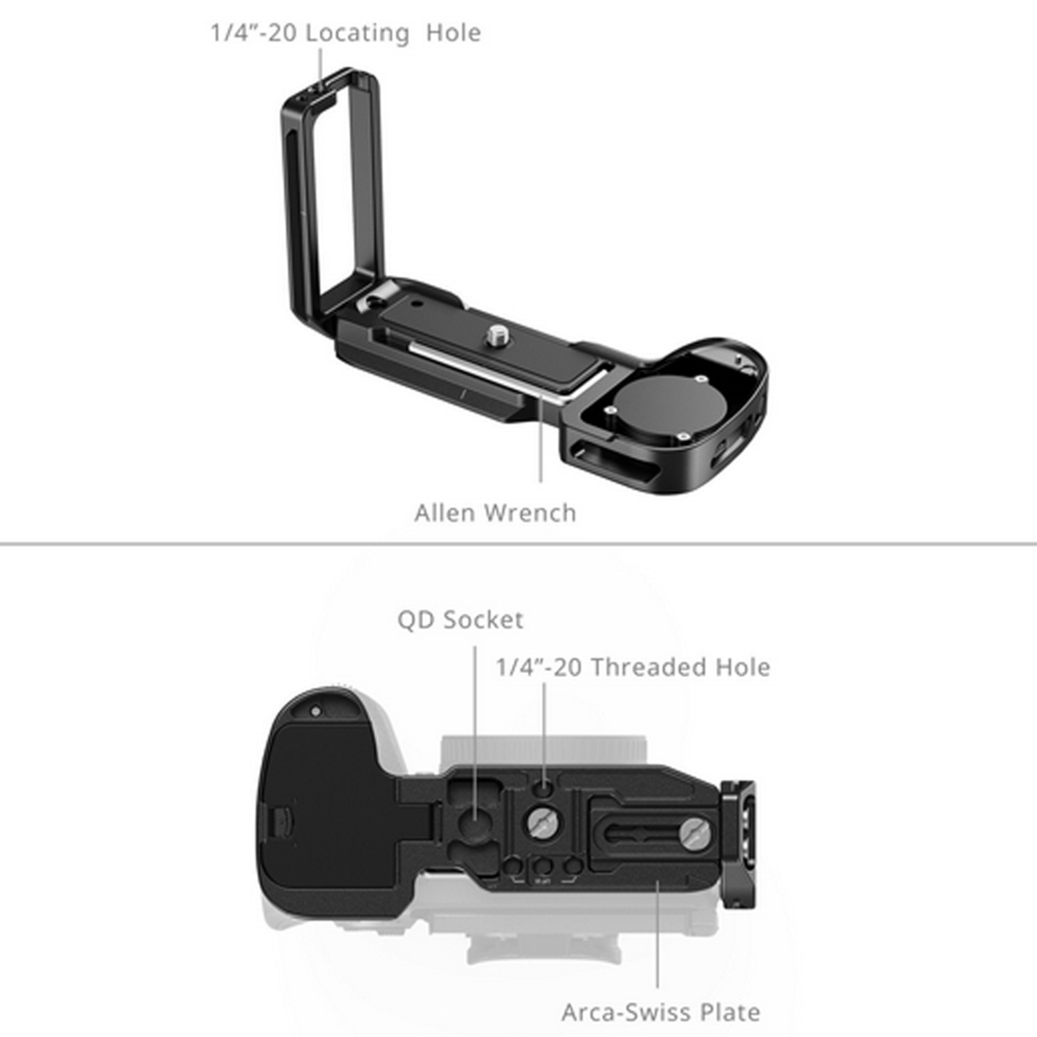 SmallRig L-förmige Montageplatte 5188 für Sony Alpha 1 II und Alpha 9III