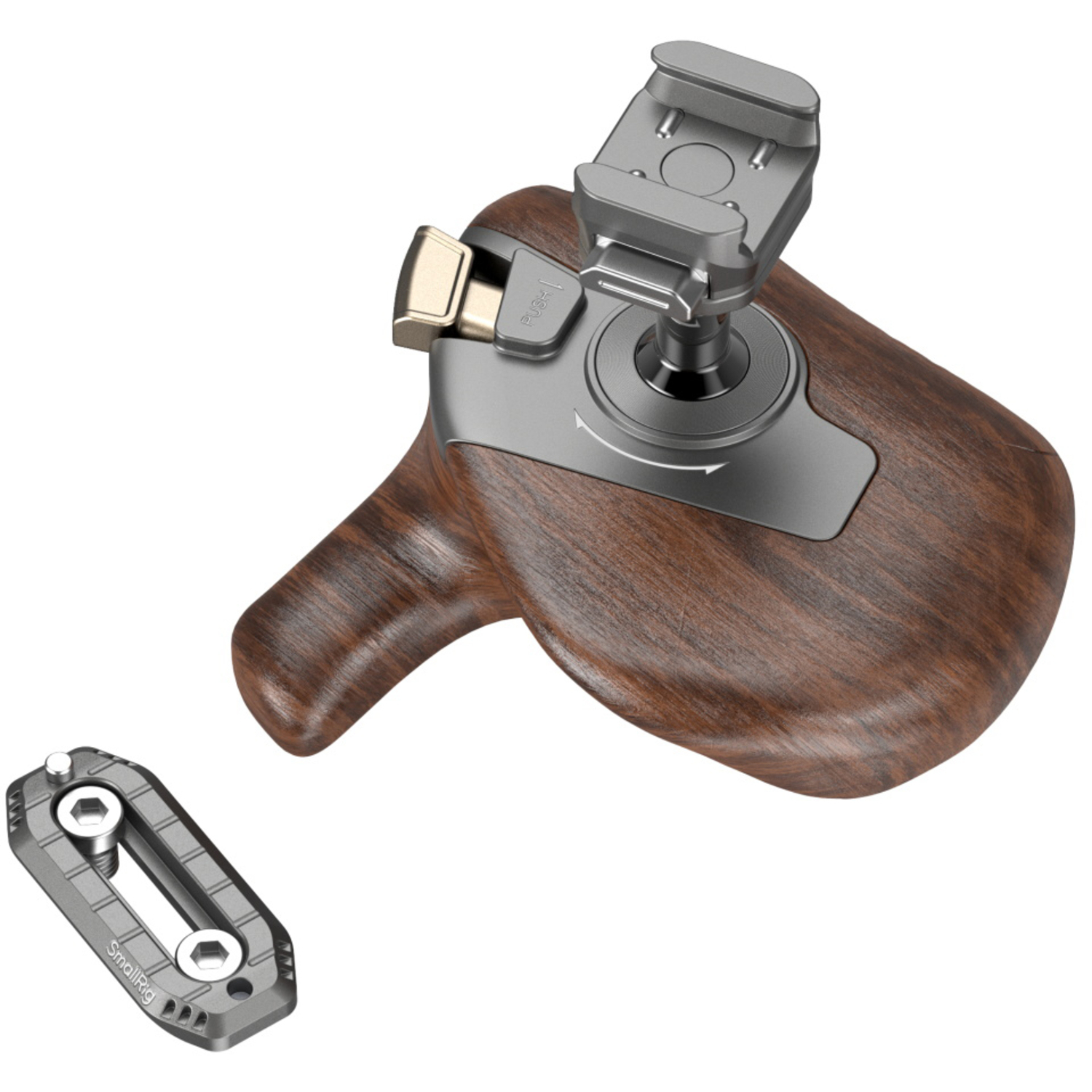 SmallRig Linker Holzgriff ImageGrip mit NATO-Klemme 5161