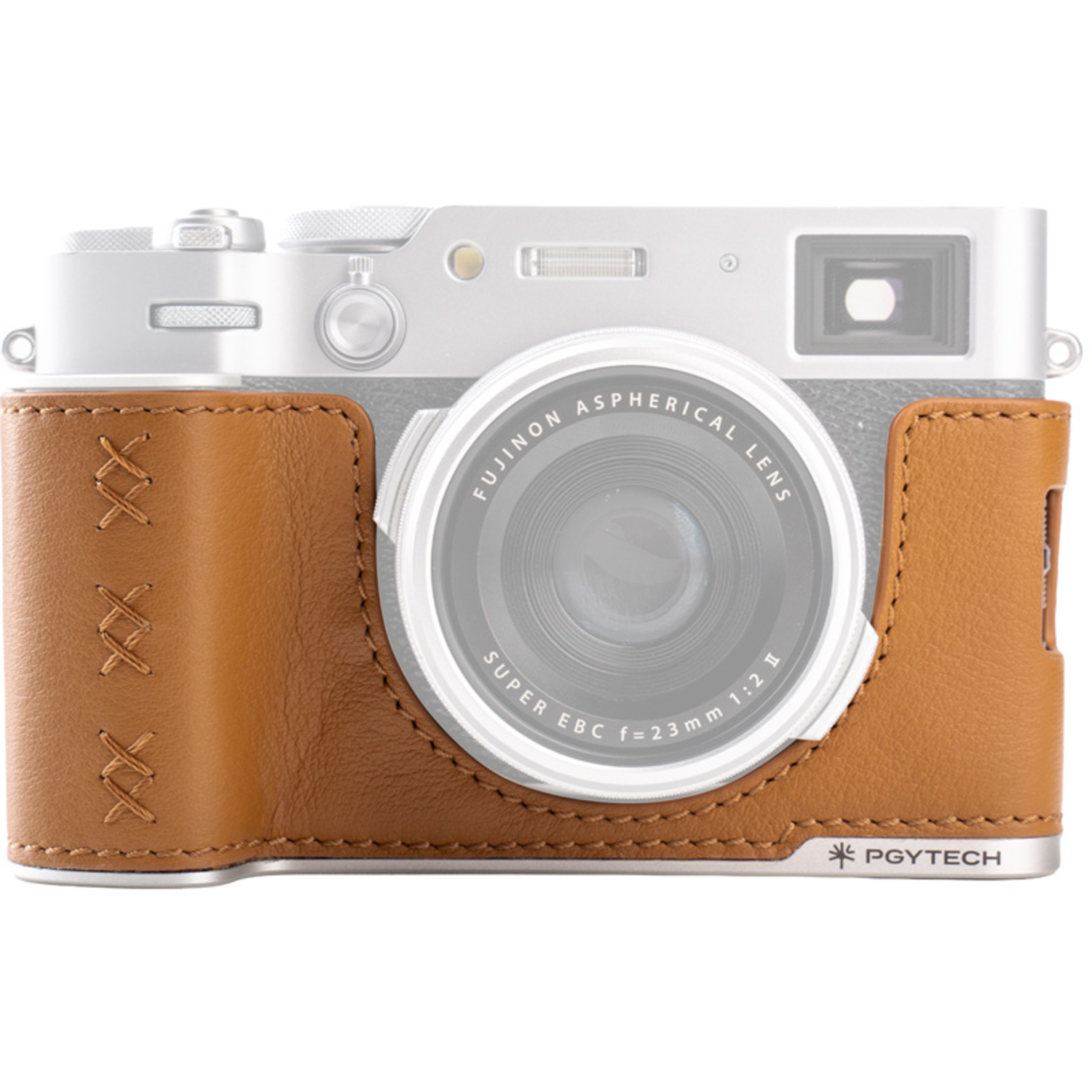 PGYTECH Leder-Kameracase Clay Brown für Fujifilm X100VI