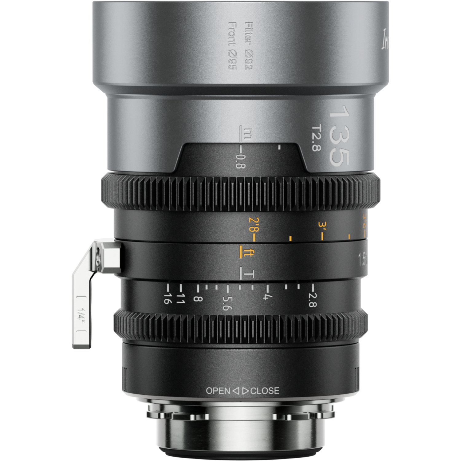Sirui IronStar 135mm T2.8 1.5x FF anamorphotisch Neutral Flare für PL-Mount