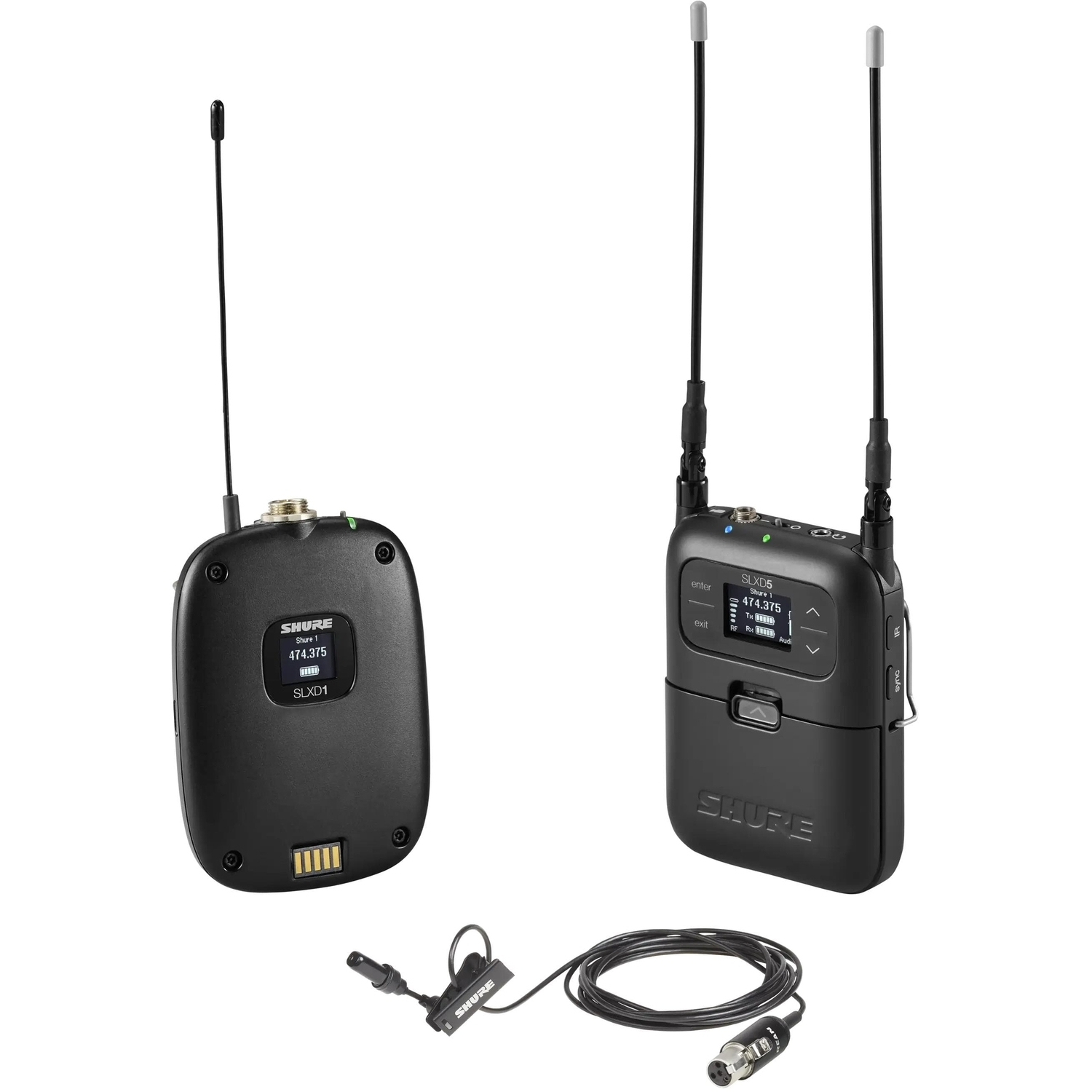 Shure SLXD15/UL4B-L56 Mobiles Funksystem mit UL4B Lavaliermikrofon 650-694 MHz