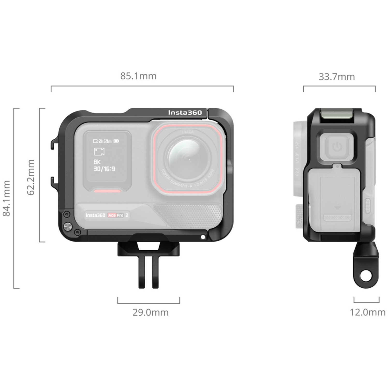 SmallRig Cage Utility Frame 5000 für Insta360 Ace Pro und Ace Pro 2 