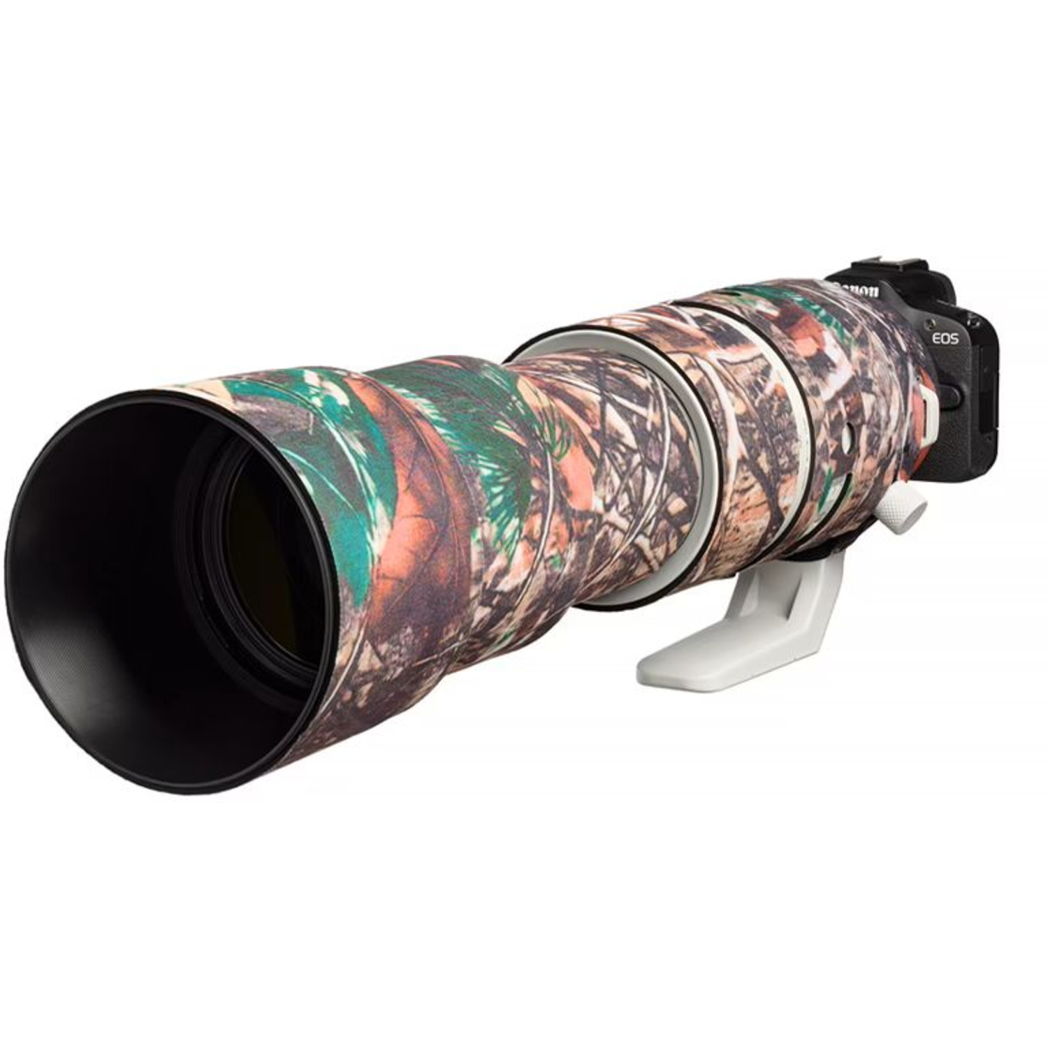 easyCover Lens Oak Objektivschutz für Canon RF 200-800mm F/6.3-9 IS Wald Camouflage