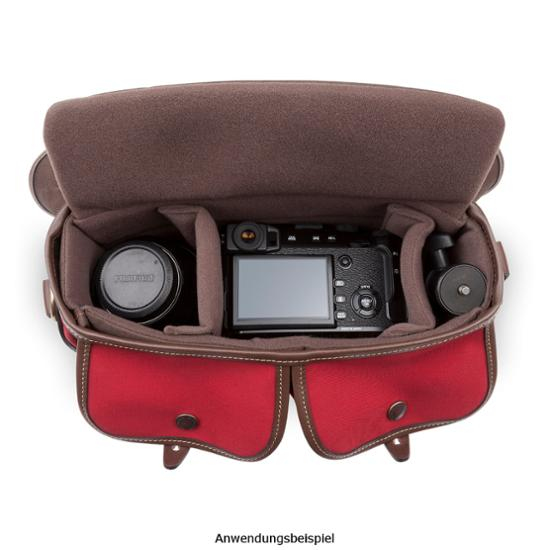 Billingham Fototasche Hadley Small Pro burgunderrot/schokoladenbraun