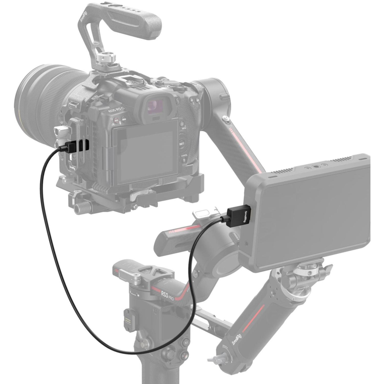 SmallRig Ultra-Slim 4K Datenkabel Micro-HDMI zu Full-HDMI 4795 1m