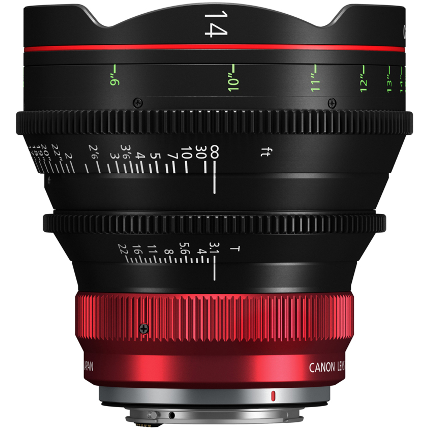 Canon CN-R 14mm T3.1 L F (Feet) RF Prime