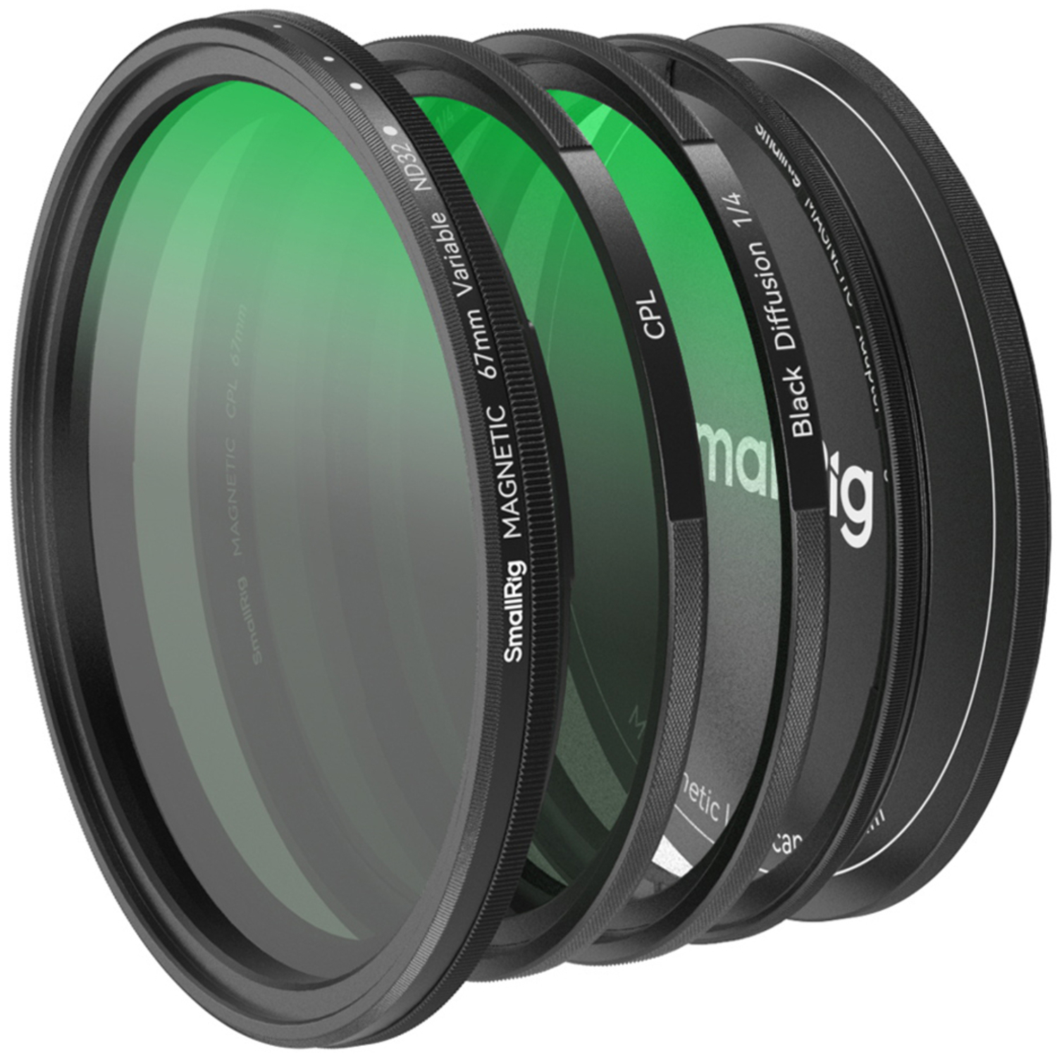 SmallRig VND 2-32, CPL und 1/4 Black Mist Filter Kit 4726 67mm