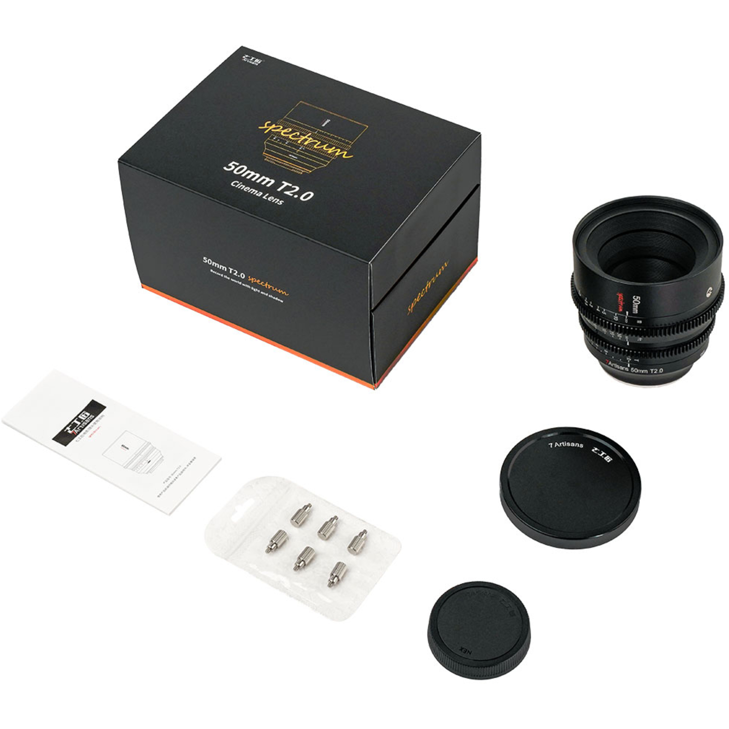 7Artisans Spectrum 50mm T2.0 für Sony E-Mount