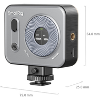 SmallRig Vibe P96 Pro Mini LED-Videolicht 4660 schwarz