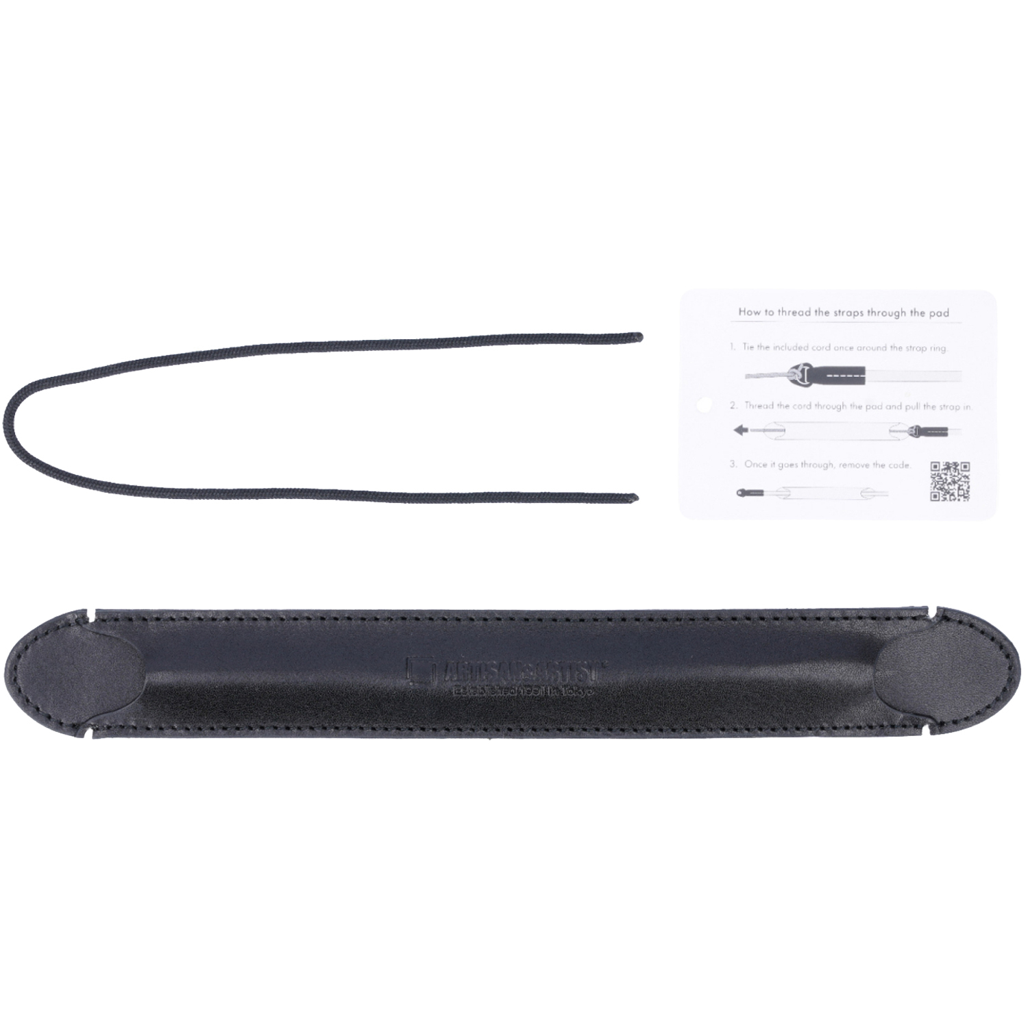 Artisan & Artist Schulterauflage ACAM-31 Leder schwarz