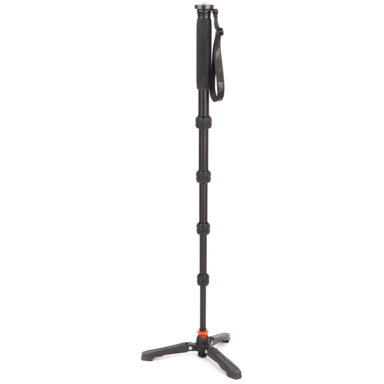 3 Legged Thing Punks Taylor 2.0 Einbeinstativ mit Docz-Fußstabilisator Schwarz