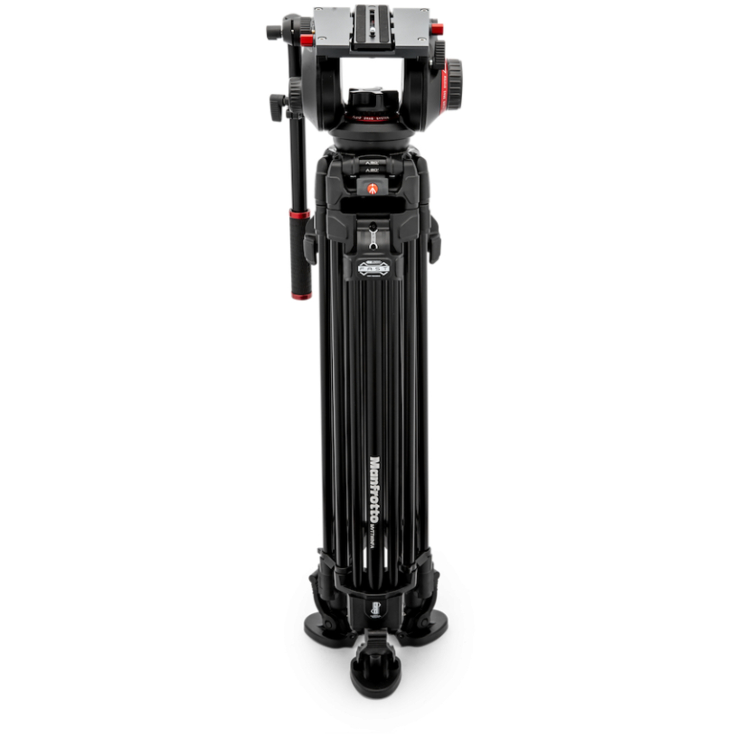Manfrotto 645 Alu Fast Doppelrohr-Stativ mit 509 Pro Videokopf